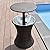 Giantex Adjustable Outdoor Patio Rattan Ice Cooler Cool Bar Table Party Deck Pool 1PC