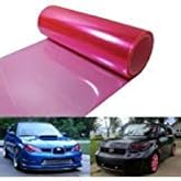 ORANGE Car Lights Tint Vinyl Film - 100cm X 30cm Self-Adhesive, Waterproof, For Headlights, Tail Lights, Fog Lights