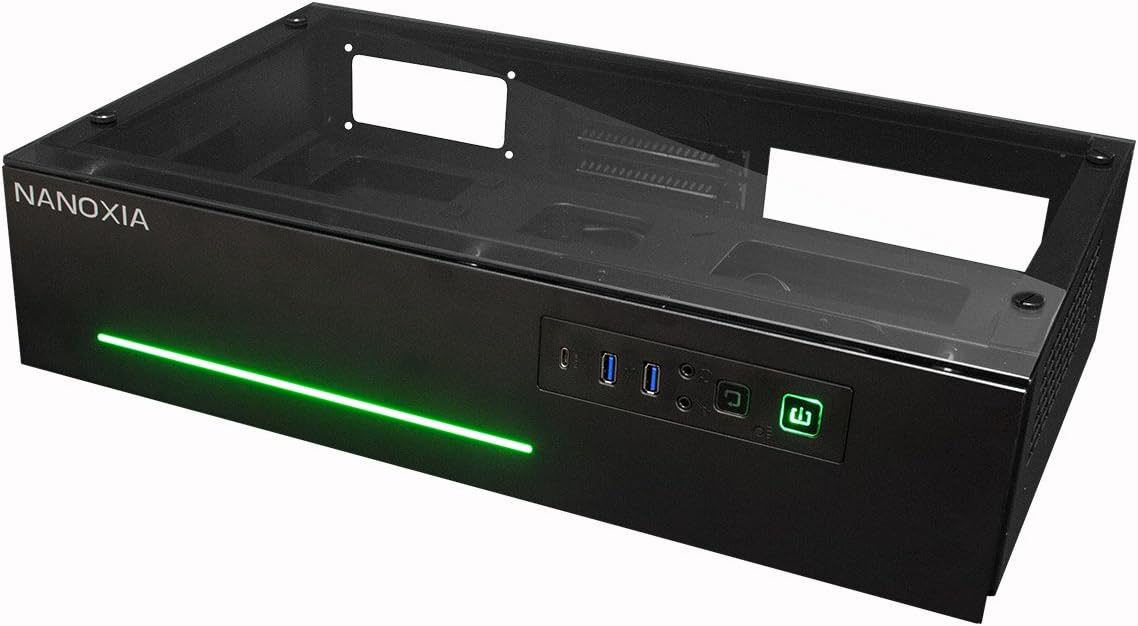 Nanoxia Deep Silence 6 Full-Tower Anthracite Computer Case – Box of Computer (Full-Tower, PC, Plastic, Steel, ATX, Eatx, HPTX, Micro-ATX, Mini-ITX, XL-ATX, Anthracite, Game)