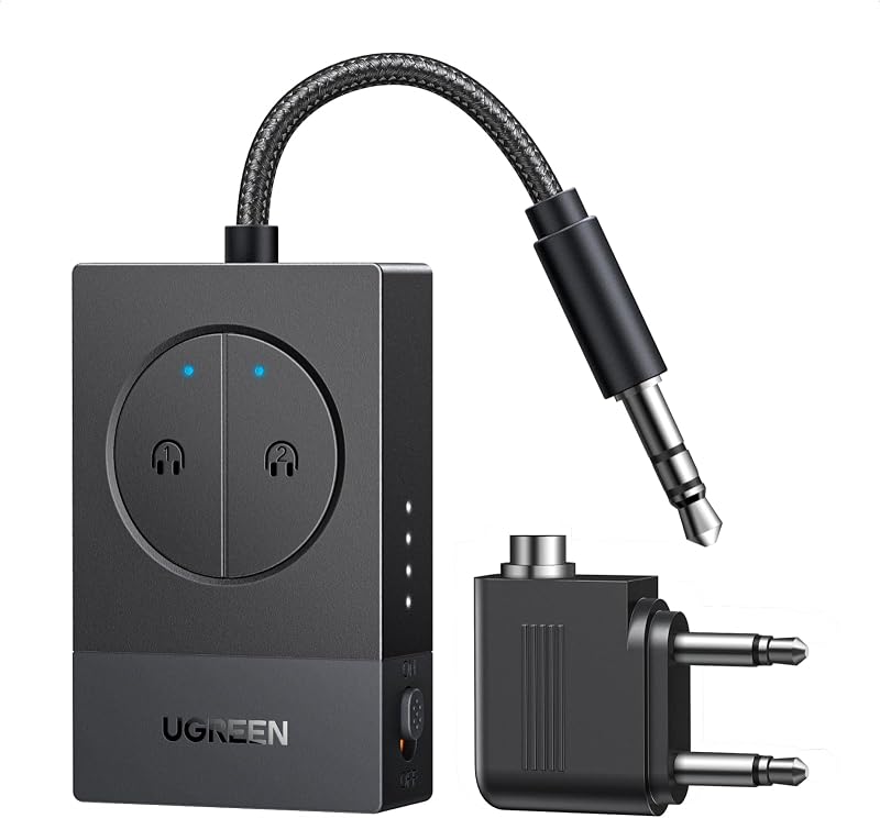 Bluetooth Adapter Flugzeug 5.4 Transmitter Sender Klinke für Airfly