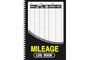 MILEAGE LOG BOOK: Easy-to-Use Odometer Tracker for Business & Personal Use | IRS-Compliant Record Keeper (A5, 105 Pages)