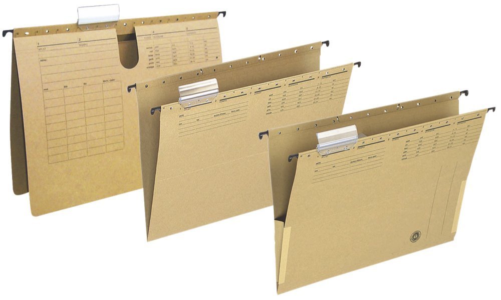 Q-Connect KF00554 Suspension Files and Accessories Hanging Files Brown