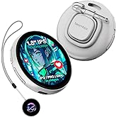 NIKKO Dynamic Electronic Badge | Digital Brooch for Cosplay & Events | 1.8" IPS Touchscreen Smart Wearable | Programmable GIF