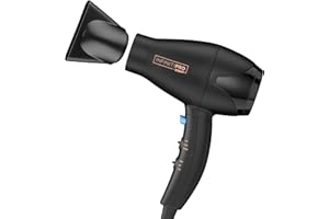 INFINITIPRO BY CONAIR Travel Hair Dryer, Mighty Mini Compact Lightweight Professional AC Motor Hair Dryer