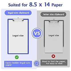 Macroclo Legal Size Clipboard, Blues 8.5 x