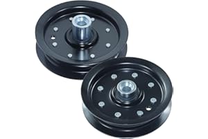 NIDAIFEI 605512 Hustler Deck Pulley with 604219 Pulley Replaces Hustler Raptor Pulley 603986, 604219 Hustler Deck Pulley, Hustler 605512 Idler Pulley for Hustler Raptor 52 inch, 42 inch, SD 48 Mowers