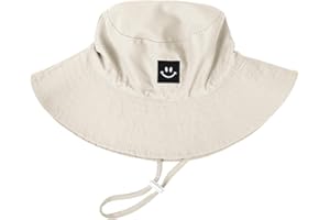 BUCAUM Baby Toddler Sun Hat,Kids Summer UPF 50+ Foldable Beach Bucket Hat for Boys Girls Children