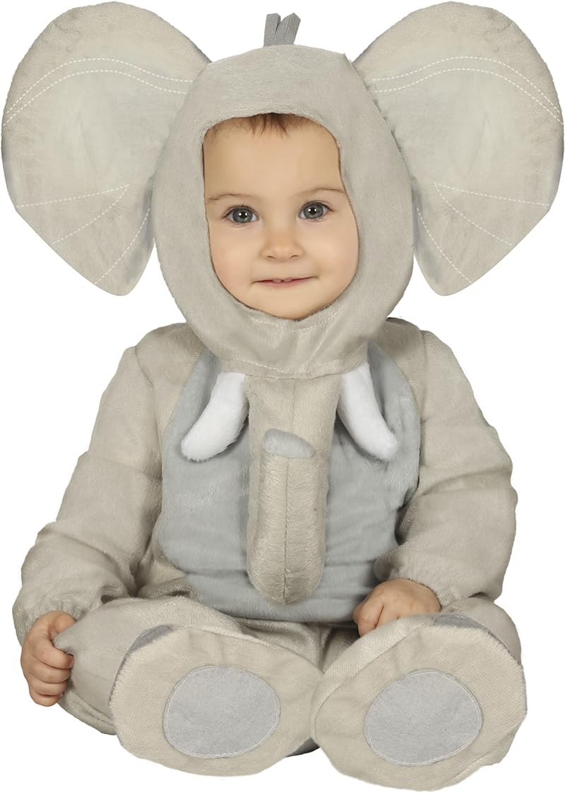 FIESTAS GUIRCA Baby Gray Elephant Costume