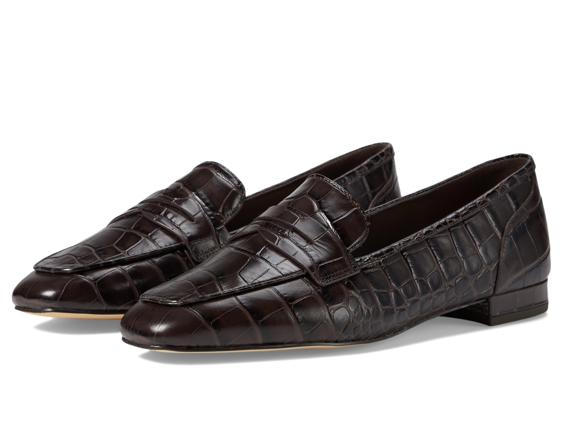 Cole Haan Womens Tarese Soft Loafer, Dark Chocolate Crock Print, 9-B US