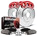 Power Stop KC1905 Performance Brake Kit with Calipers For 1999-2004 Ford Excursion F-250 F-350 Super Duty 4WD