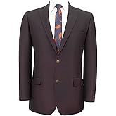 Teemlanny Men's Elegant Classic Fit Blazer Stretch Sport Coat Two Button Suit Jacket Regular & Big and Tall