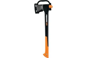 Fiskars X17 Splitting Axe, Tree Branch Cutter and Wood Splitter (23.5-Inch Axe) with Shock-Absorbing Handle