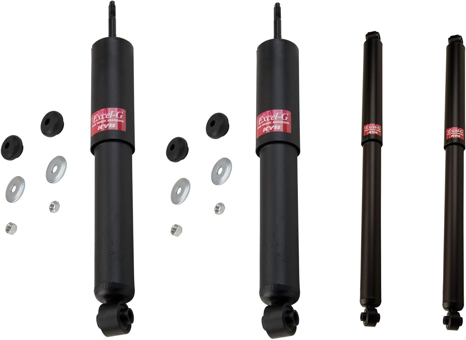 Front Rear KYB ExcelG Shock Absorbers Kit for Ford F150 8096 F250