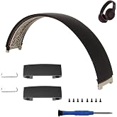 Adhiper Studio Pro Replacement Headband &amp; Hinge Replacement for Beats Studio Pro Headphone,Durable Parts Accessories Repair Kit Set(Deep Brown)