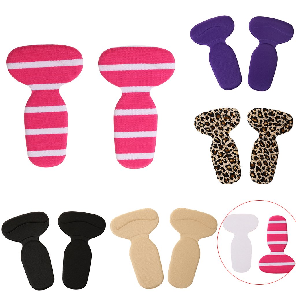 magideal durable t-shape heel cushion high heel shoes insole pads