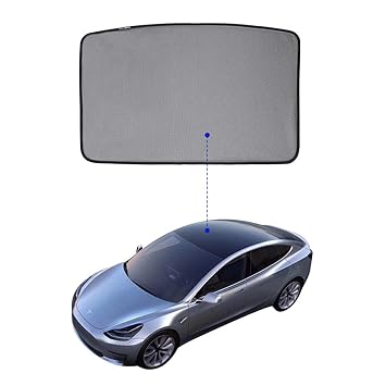 Sumk Model 3 Glass Roof Sunshade Sunroof Sunshade Compatible For Tesla Model 3 Roof