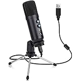 USB Microphone for Computer,CASTRIES Condenser Recording PC Microphone for Mac & Windows,Professional Plug&Play Studio Microp