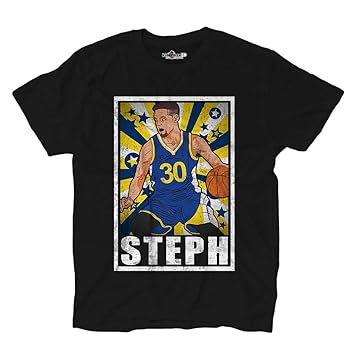 KiarenzaFD Camiseta Camiseta Baloncesto Vintage Parodia Stephen ...