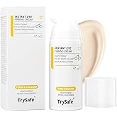 TrySafe 1.06oz PDRN & Calcium Temporary Eye Tightener - Reduce Eye Bags, Puffy Eyes, Dark Circles & Firm Wrinkle, Smile Line Instantly* | Hyaluronic, Retinol, Niacinamide, Kojic, Collagen, Caffeine