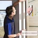 Bynsaer Draught Excluder Tape D-Type Self-Adhesive 6M Foam Strip Brown view 5