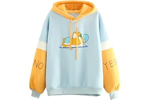 GENERIC Cute Hoodies for Girls 10-12 Years Old Cute Sweatshirt Sleeve Fashion Tops Hooded Cotton Women Cat Fashion