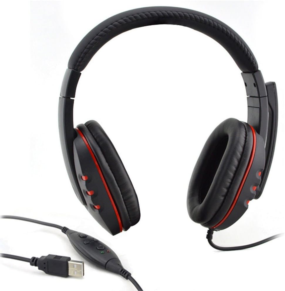 USB cuffie da gaming Headset cuffie confortevole cavo stereo Micphone  microfono in pelle per Sony/laptop/PS3/PS4/Xbox/PC Games Cuffie per PC  Accessori per audio e video outlookplanningdevelopment.com.au