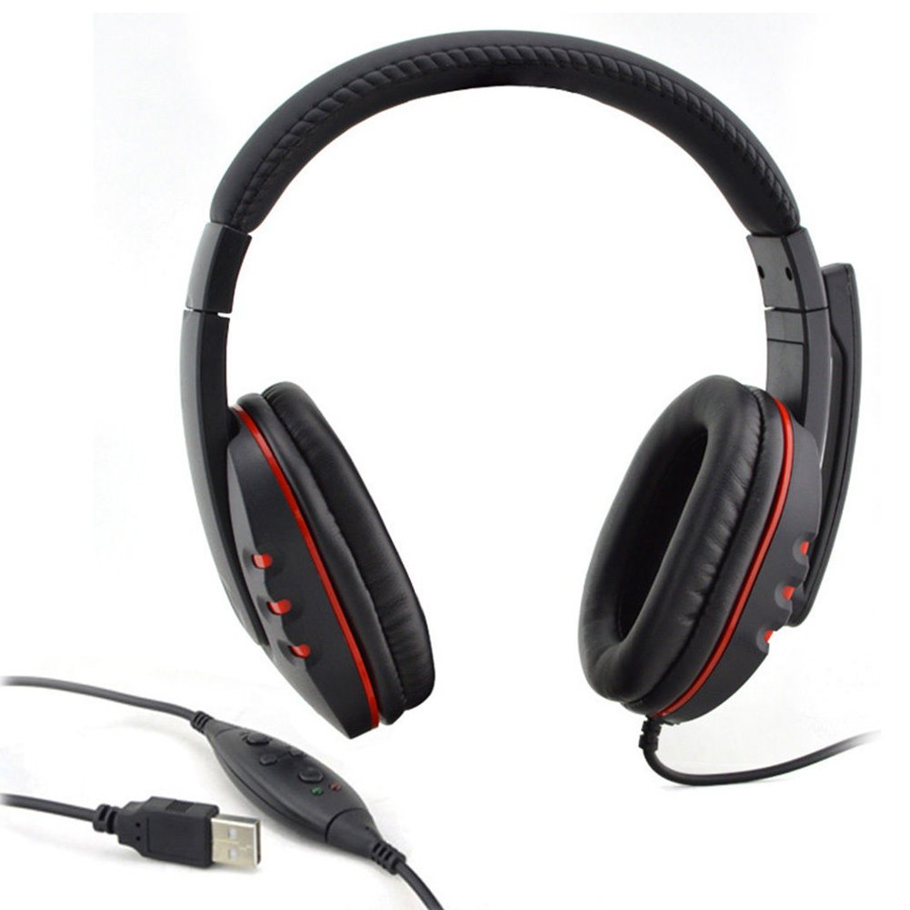 USB cuffie da gaming Headset cuffie confortevole cavo stereo Micphone  microfono in pelle per Sony/laptop/PS3/PS4/Xbox/PC Games Cuffie per PC  Accessori per audio e video outlookplanningdevelopment.com.au