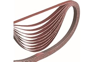 Makita A-34481 3/8-Inch x 21-Inch Abrasive Sanding Belt - 120 Grit (10pk)