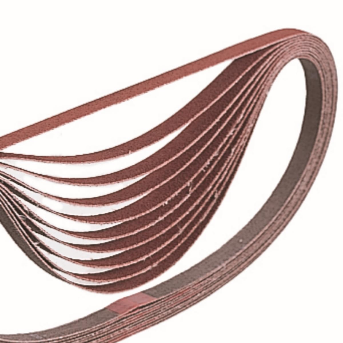 Makita A-34469 3/8-Inch X 21-Inch Abrasive Sanding Belt 80 Grit - 10 Pack