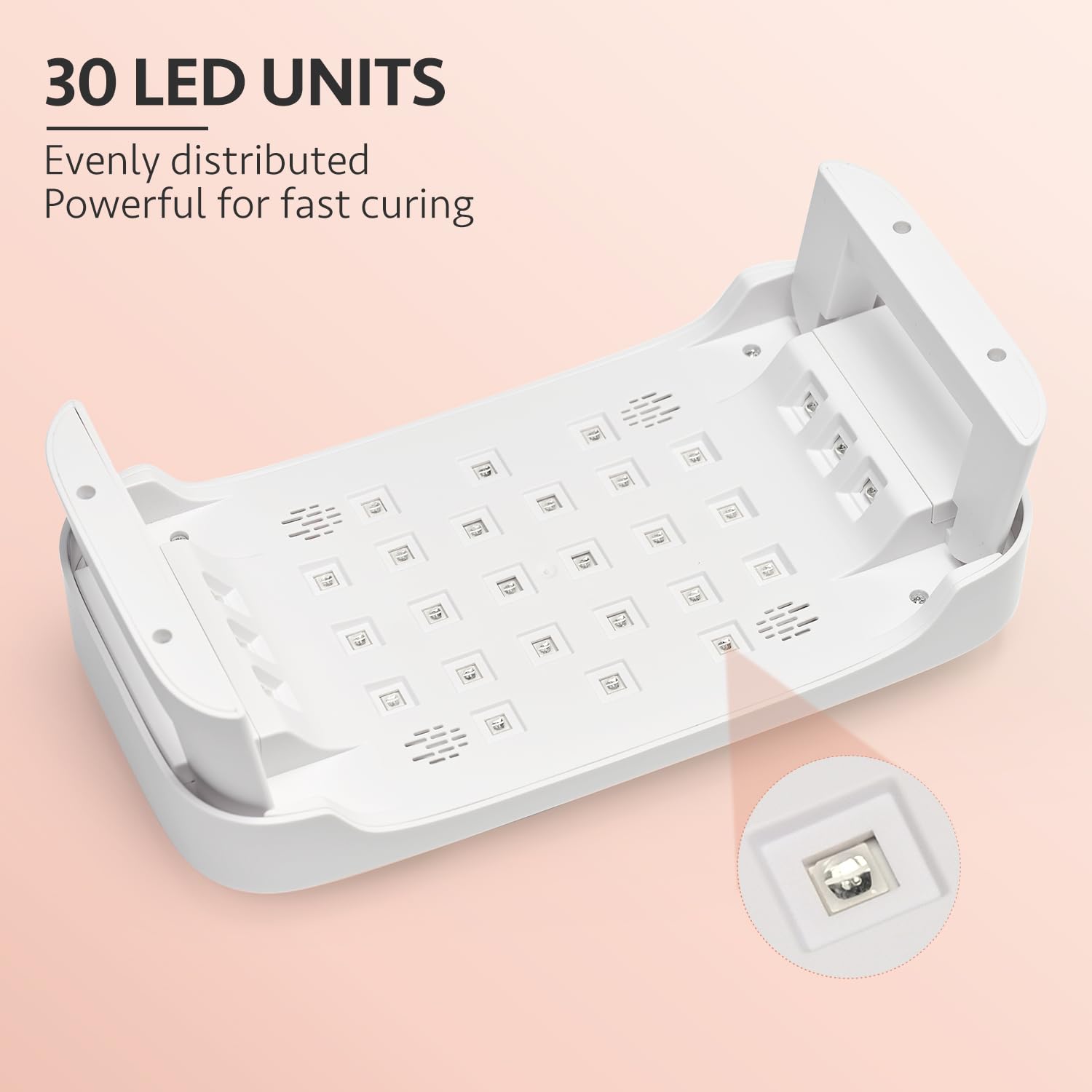 GAOY Professional UV Light for Nails, Nail Lamp with Hand Pillow for Arm Rest, 4 Timers Nail Dryer for Nails Tech Salon