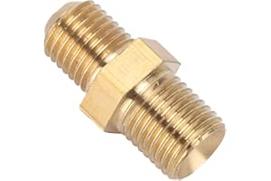 4AN Oil Restrictor Thread Fitting M12x1.25 for Turbo GT35 T25 T28 T3 T4 - Brass, Wear and Corrosion Resistant, Easy Installat