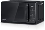 Toshiba Black Mirror Microwave 20L 800W 11 Power Levels One Touch Auto Menus