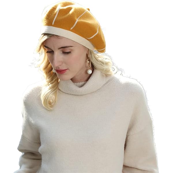2842 Women Wool Knitted Beanie Berets Hat Autumn Winter French Artist Painter Women Knitted Beret Artist Painter French Hat Fashion Winter  main image 4