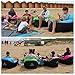 Treadway Air Chair Rapid Inflation, Compact/Lightweight, Inflatable air Filled Beach/Camping Chair - Ideal for Festivals, Gaming, Fishing, Dorm Room, bedrooms & Travel. (Gray/Black)