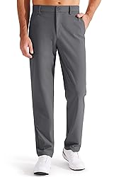 Libin Men's Golf Pants Classic Fit Flat Front Work