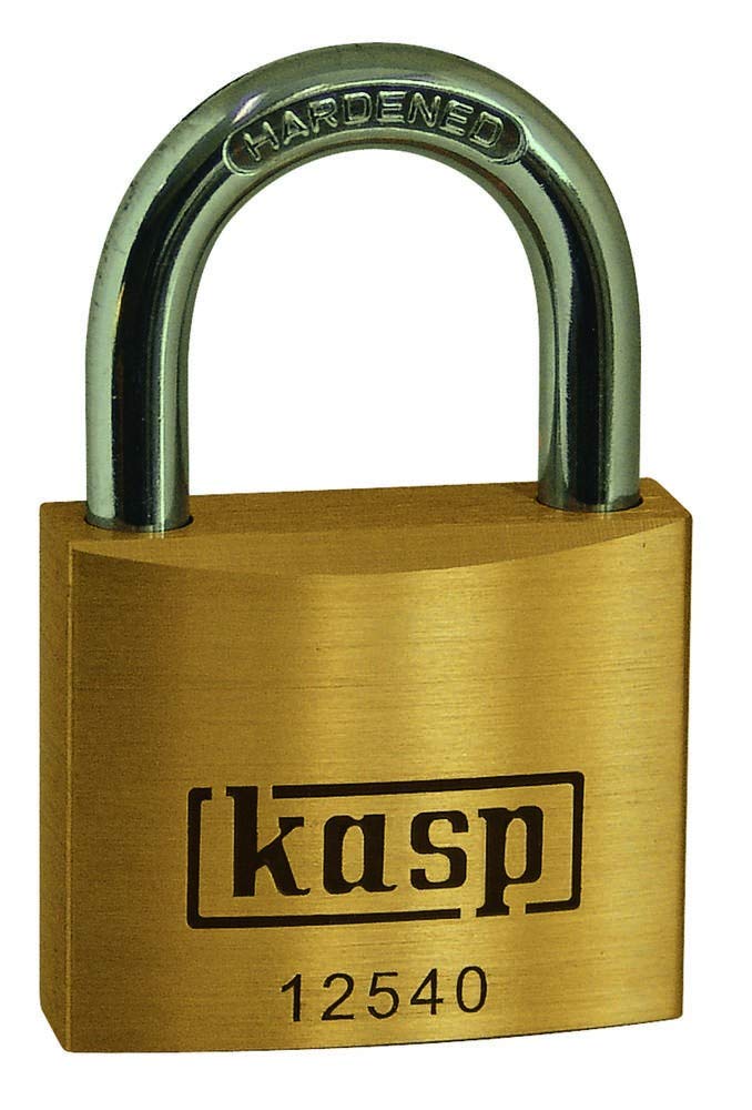 Kasp 125 Premium Brass Padlock 40mm Keyed Alike KA25402