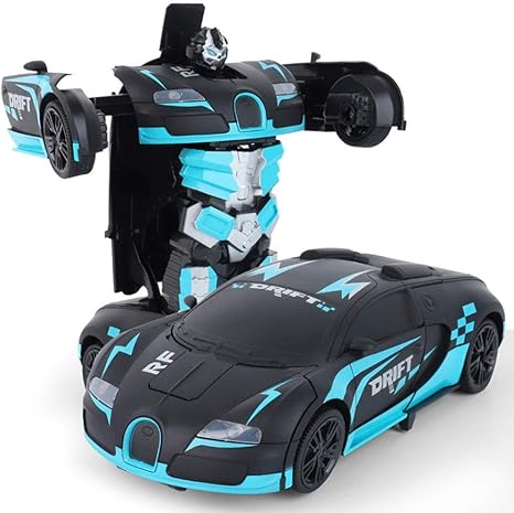 Amazon Co Jp リモコンカー 子供リモコンカージェスチャー検知ワンボタン変換リモコン車おもちゃ電気ロボット変換ロボット1 12 クリスマス2 4ghz誕生日希望ギフト サイズ C Size B ホーム キッチン