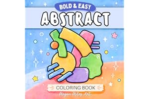 Abstract Coloring Book for Adults: Simple Designs for Relaxation and Creative Play