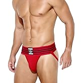 Casey Kevin Men's Christmas Thong Jockstraps For Men Jock Strap Sexy Lingerie Underwear Athletic Supporters