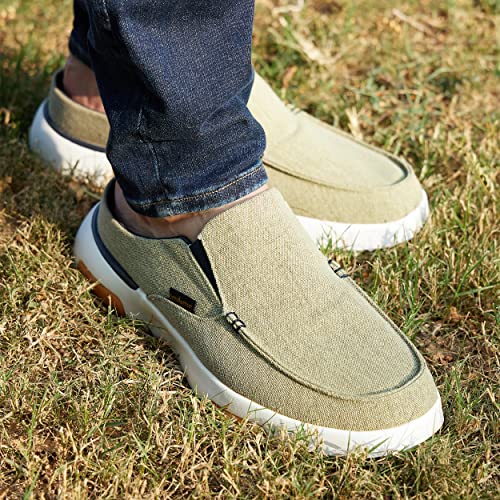 Slip On Shoes for Men,Orthopedic Casual Canvas Shoes with