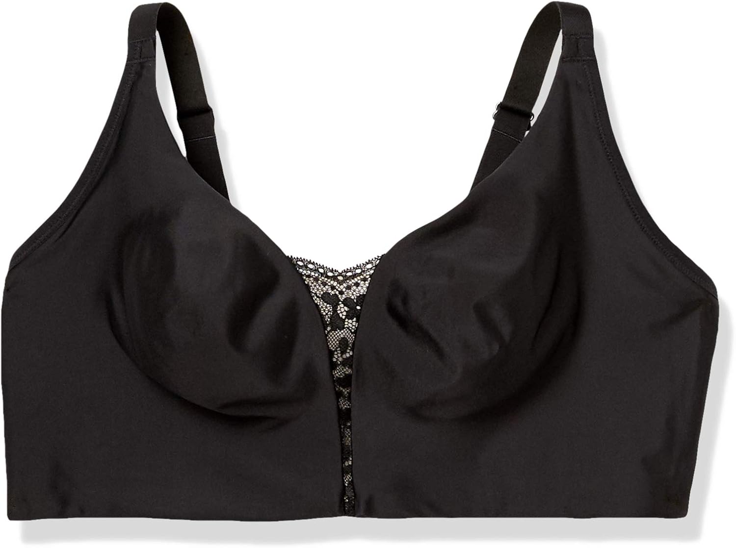 Olga Women's Easy Does It WireFree 2 Ply Bra GQ8861A S Black at Amazon