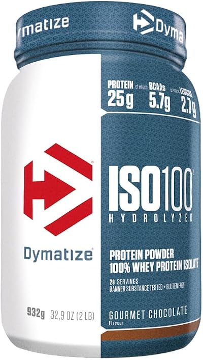 Dymatize ISO 100 Hydrolyzed Gourmet Chocolate 932g Whey Protein Isolate