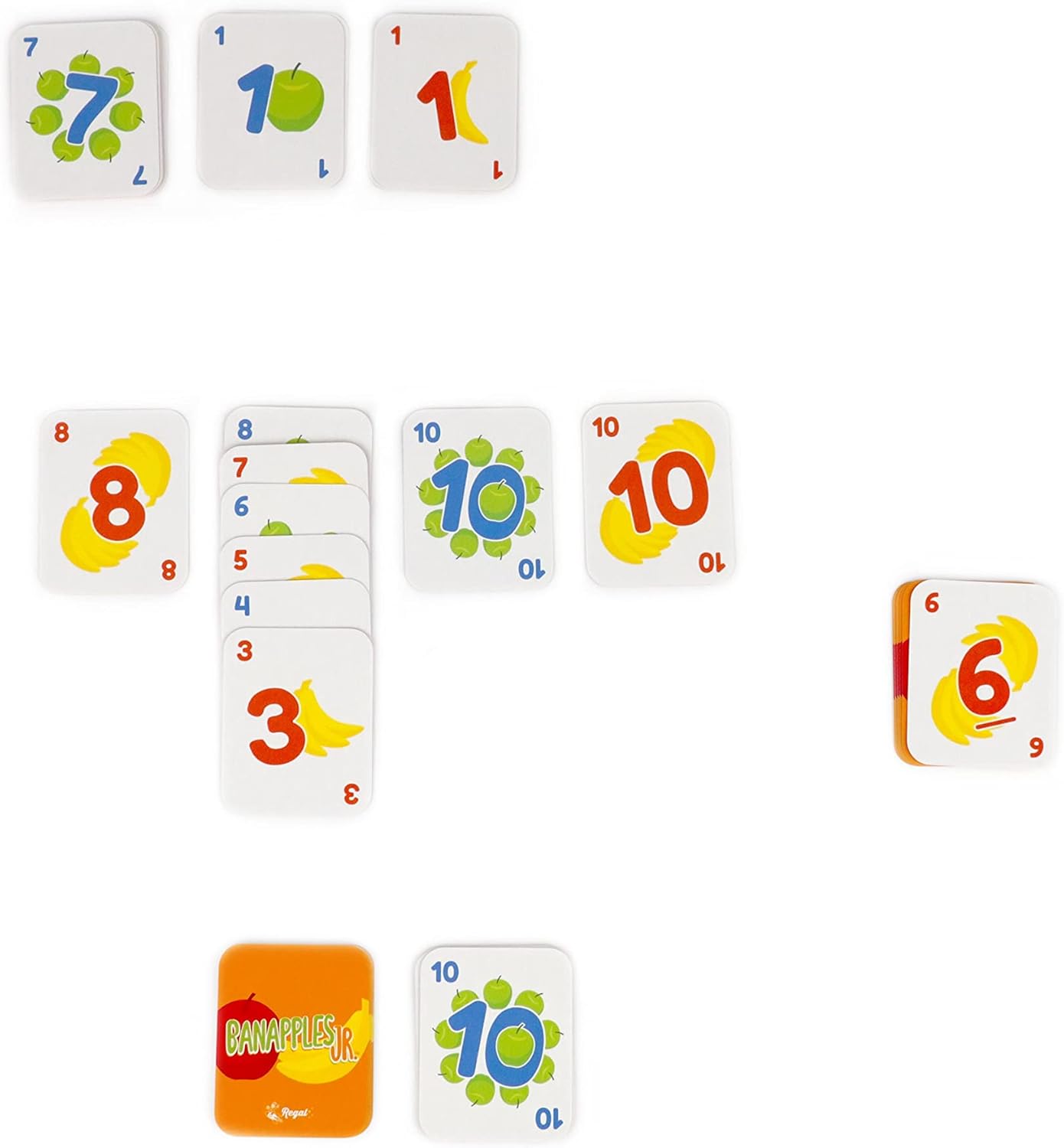 Regal Games Classic Card Games - Games Included May Vary - Includes Old Maid, Go Fish, Slapjack, Crazy 8's, War, and (Silly Monster Memory Match or Banapples Jr) (All 6 Games): Clothing