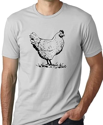 pic Chicken Print Shirt think out loud apparel chicken funny t shirt