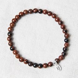Tiny Rituals MAHOGANY OBSIDIAN ENERGY BRACELET