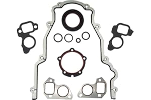 KOXUYIM Engine Timing Cover Gasket Set & Water Pump Gasket Compatible with GM LS LS1 LS6 LS2 LS3 Chevy Silverado, Suburban, Tahoe, GMC Sierra, Yukon, Savana, Cadillac Escalade, Replace TCS45993 12633904