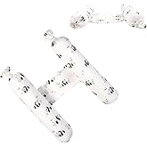 Reidio 1 Pair Multipurpose Pillow Adjustable Candy Shaped Throw Pillow Neck Support Pillow Back Cushion Body Pillow with Removable Soft Cotton Pillowcase Machine Washable (Panda)