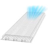 Air Vent Extender Extend from 17"-48" Length Magnetic Vent Deflector for Floor Register up to 12" Wide 1.5mm Thick for Under Furniture 1 Set