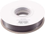 Vaessen Creative Satin Ribbon Grey 9mm x 10m Double-Sided Shine view 1