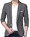 Aishang Men's Slim Fit Casual One Button Formal Suit Blazer Coat Jacket Tops